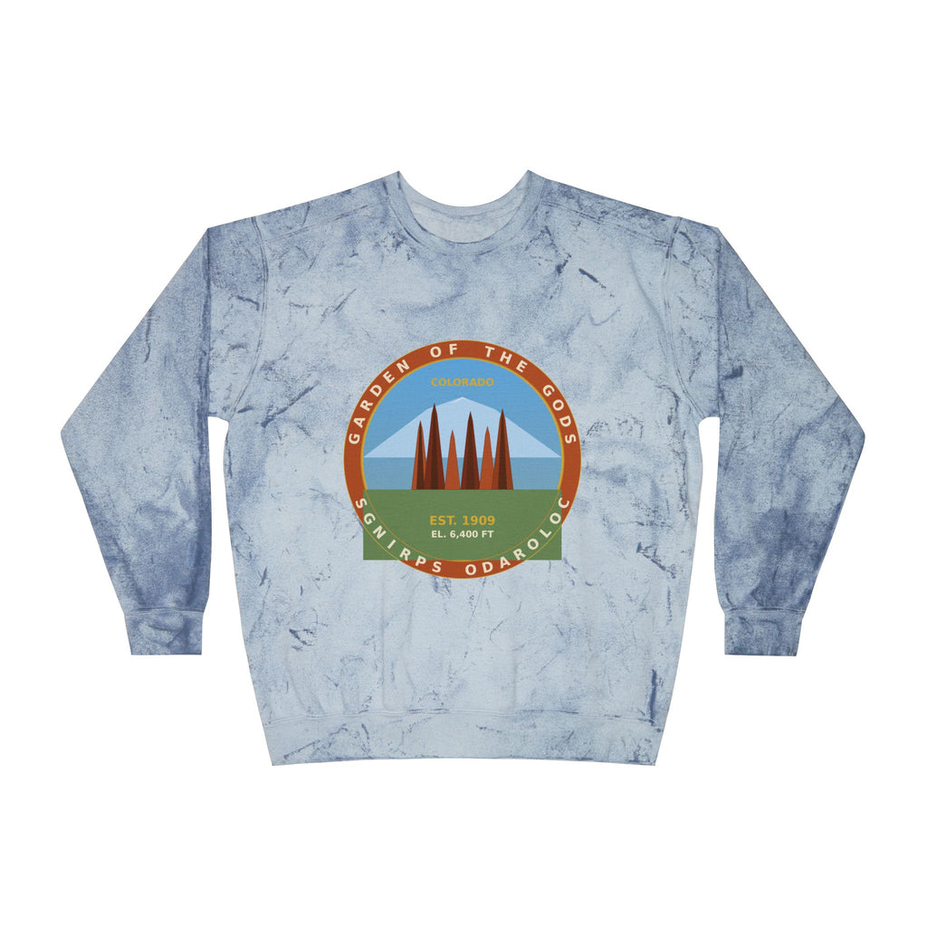 Garden of the Gods Colorado Badge Crewneck Sweatshirt
