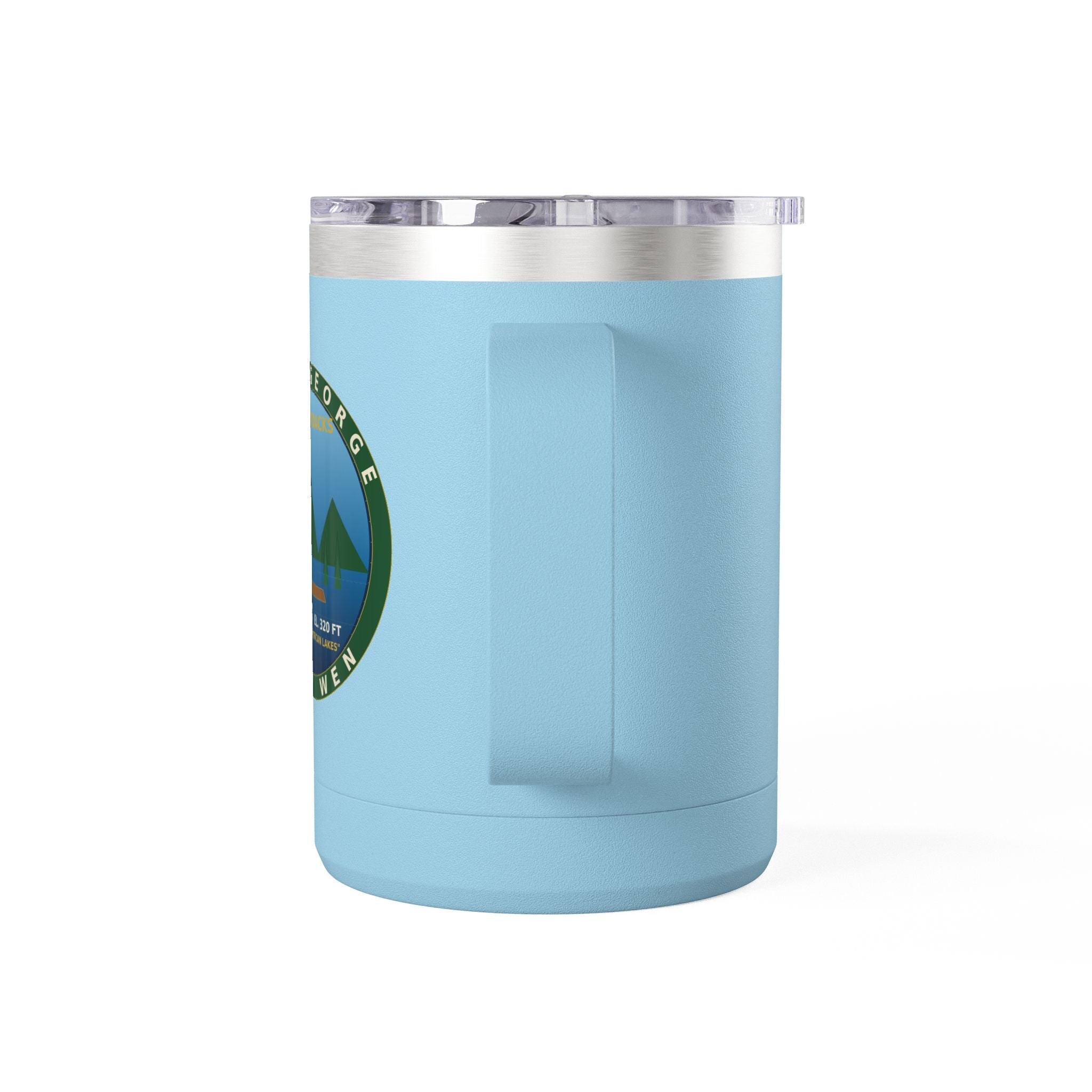 Lake George Adirondacks Badge 15oz Tumbler