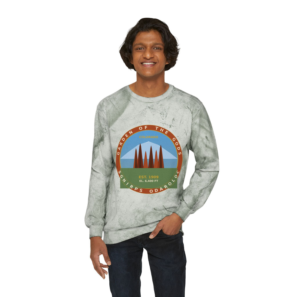 Garden of the Gods Colorado Badge Crewneck Sweatshirt