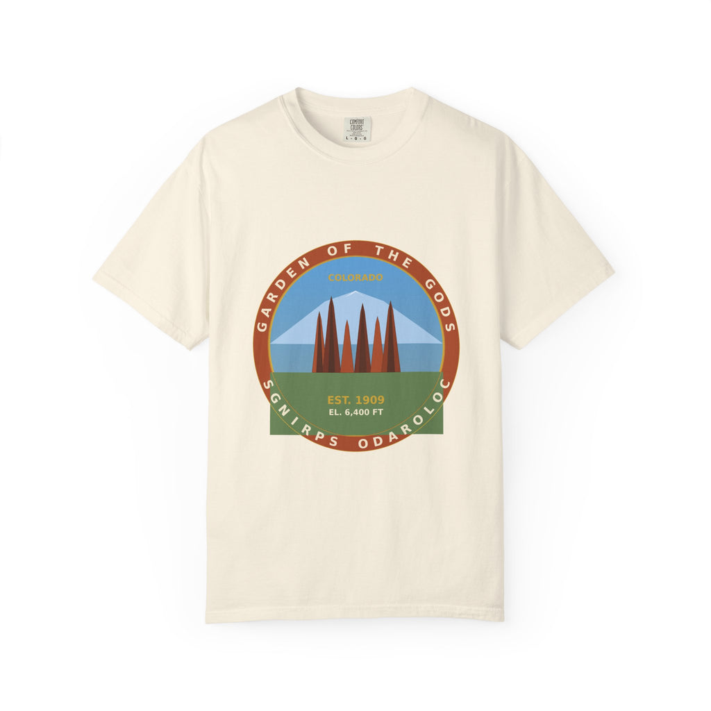 Garden of the Gods Colorado Badge T-Shirt