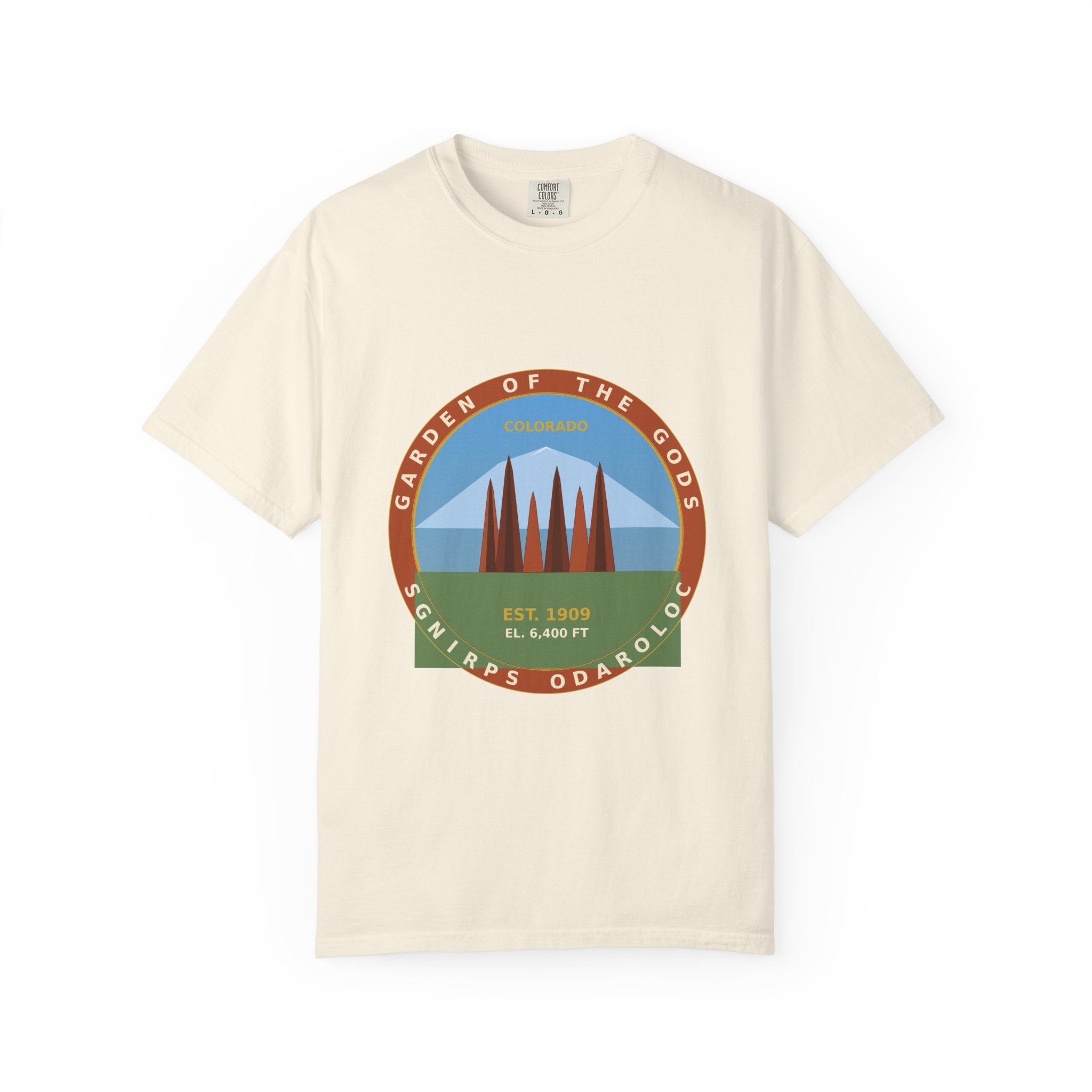 Garden of the Gods Colorado Badge T-Shirt