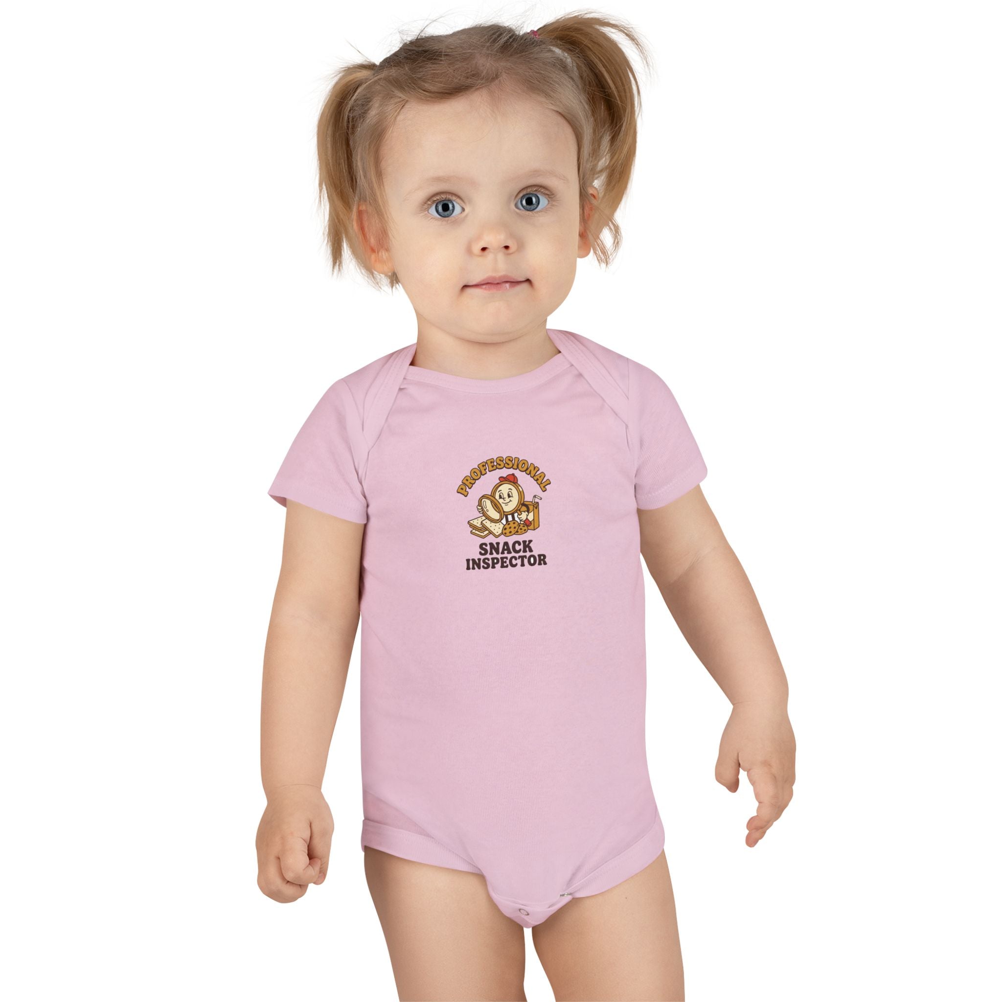 Professional Snack Inspector Baby Bodysuit Funny Snack Gift