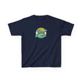 Sea Turtle Shirt Retro Sunset Badge Kids Beach Tee