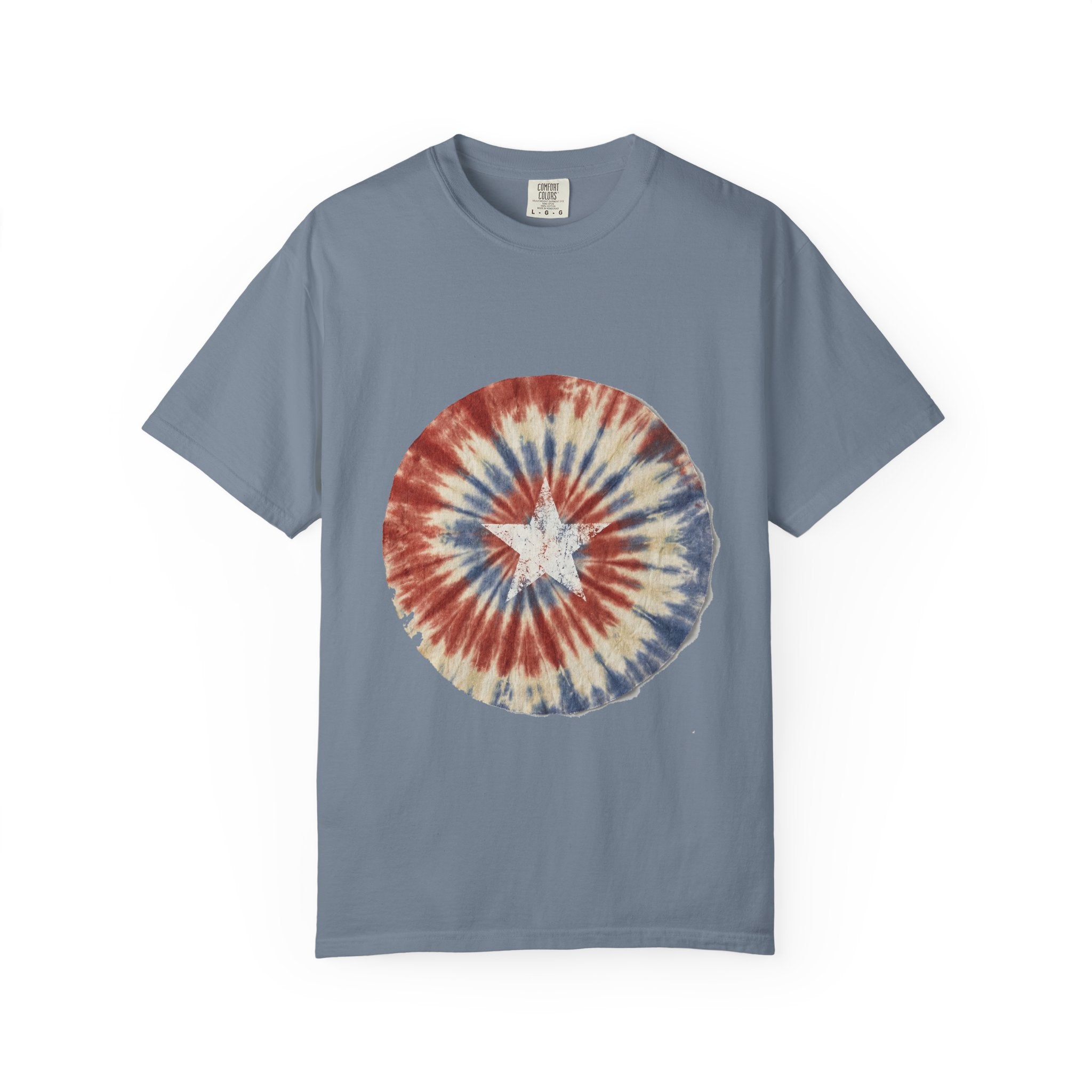 Tie-Dye Stars & Stripes Garment-Dyed Tee | Comfort Colors | 4th of July USA 250