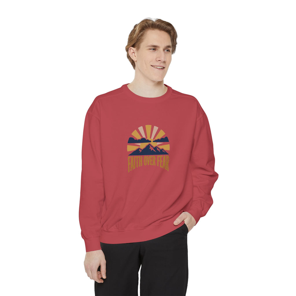 Faith Over Fear Crewneck Sweatshirt | Christian Inspirational