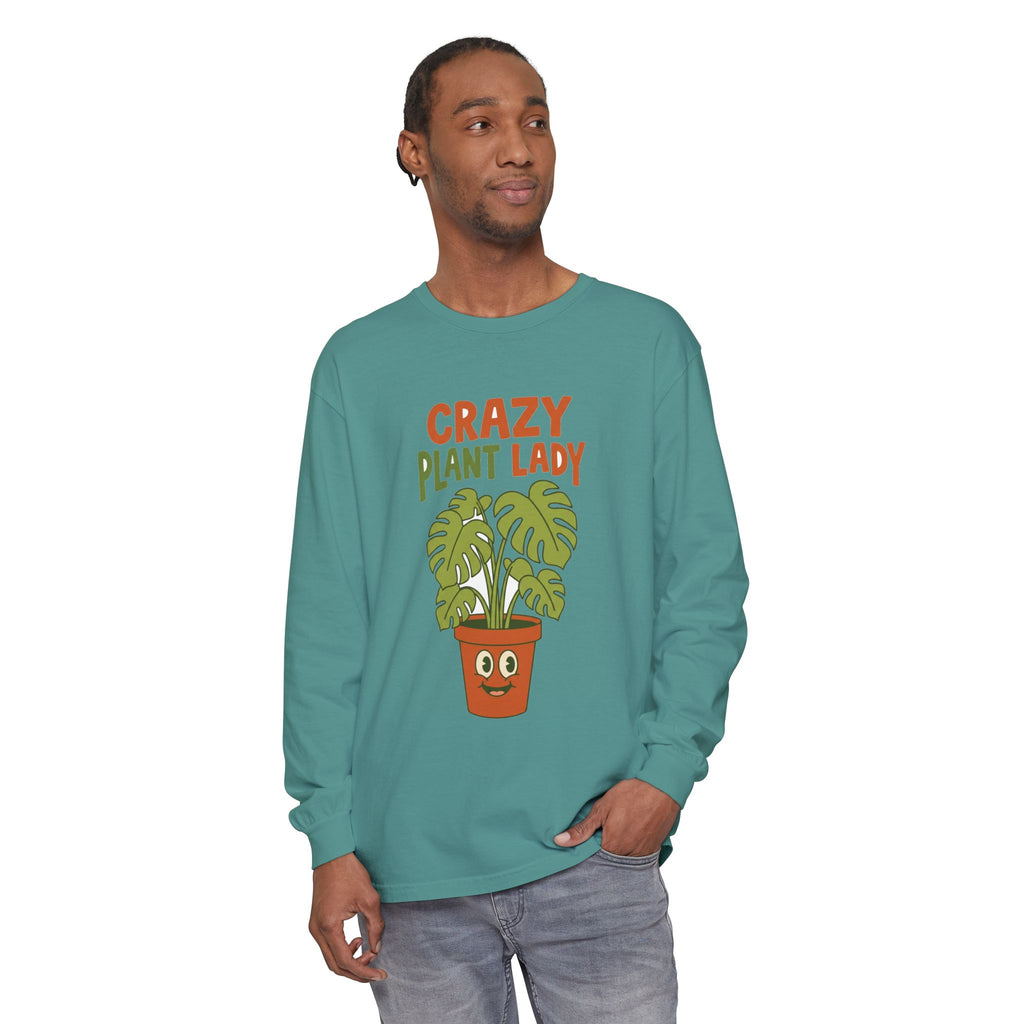 Crazy Plant Lady Long Sleeve Shirt | Plant Mom LS Tee