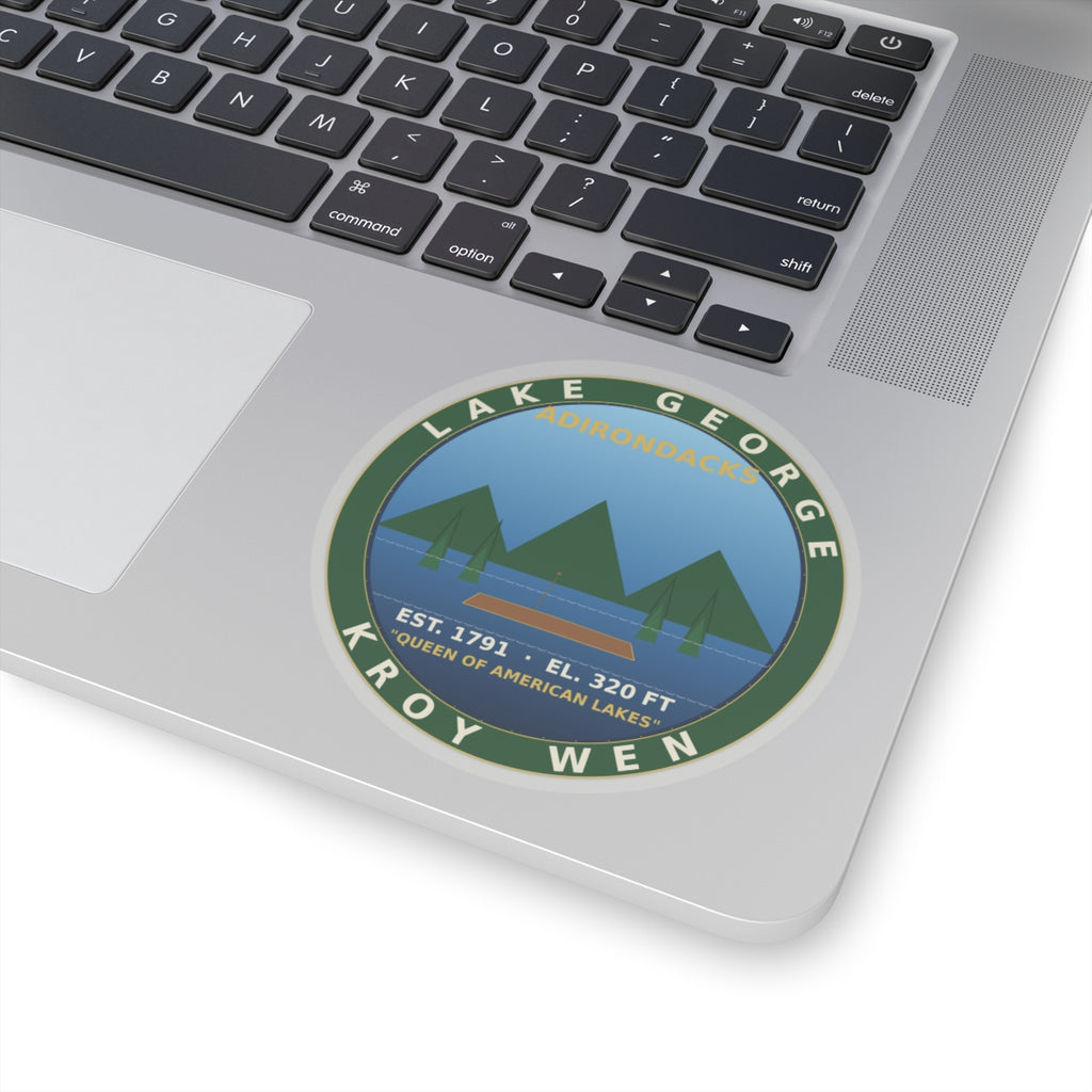 Lake George Adirondacks Badge Sticker