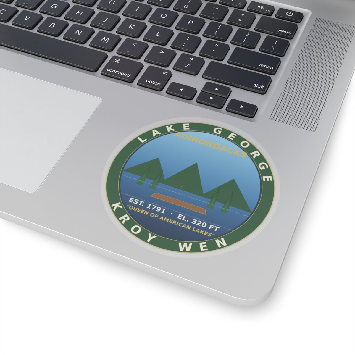 Lake George Adirondacks Badge Sticker