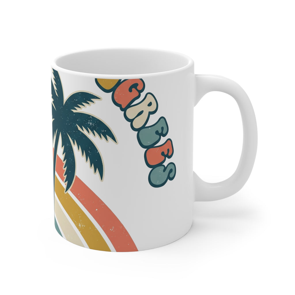 Palm Trees & 80 Degrees Coffee Mug 11oz