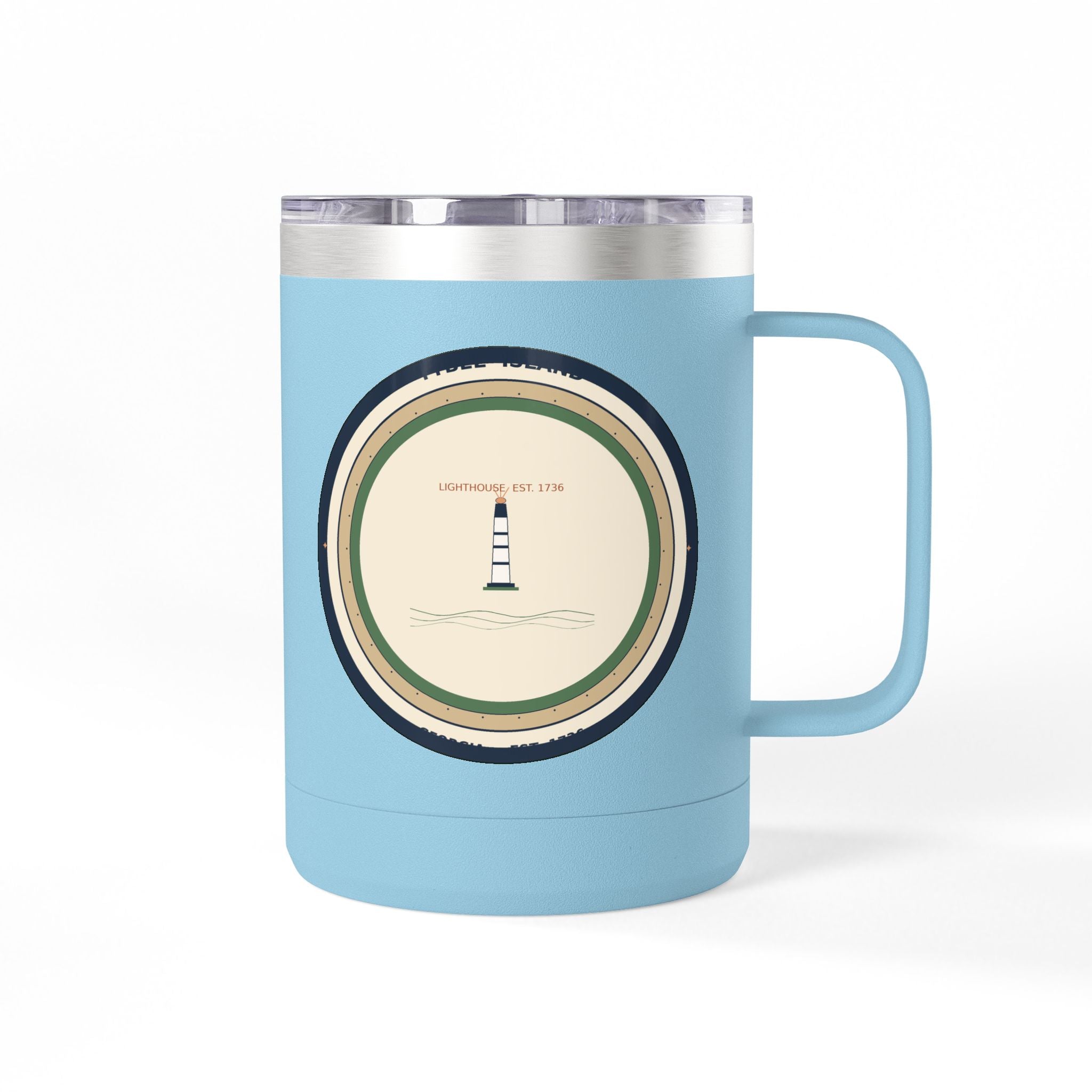 Tybee Island 15oz Tumbler | Tybee Lighthouse Badge | Georgia