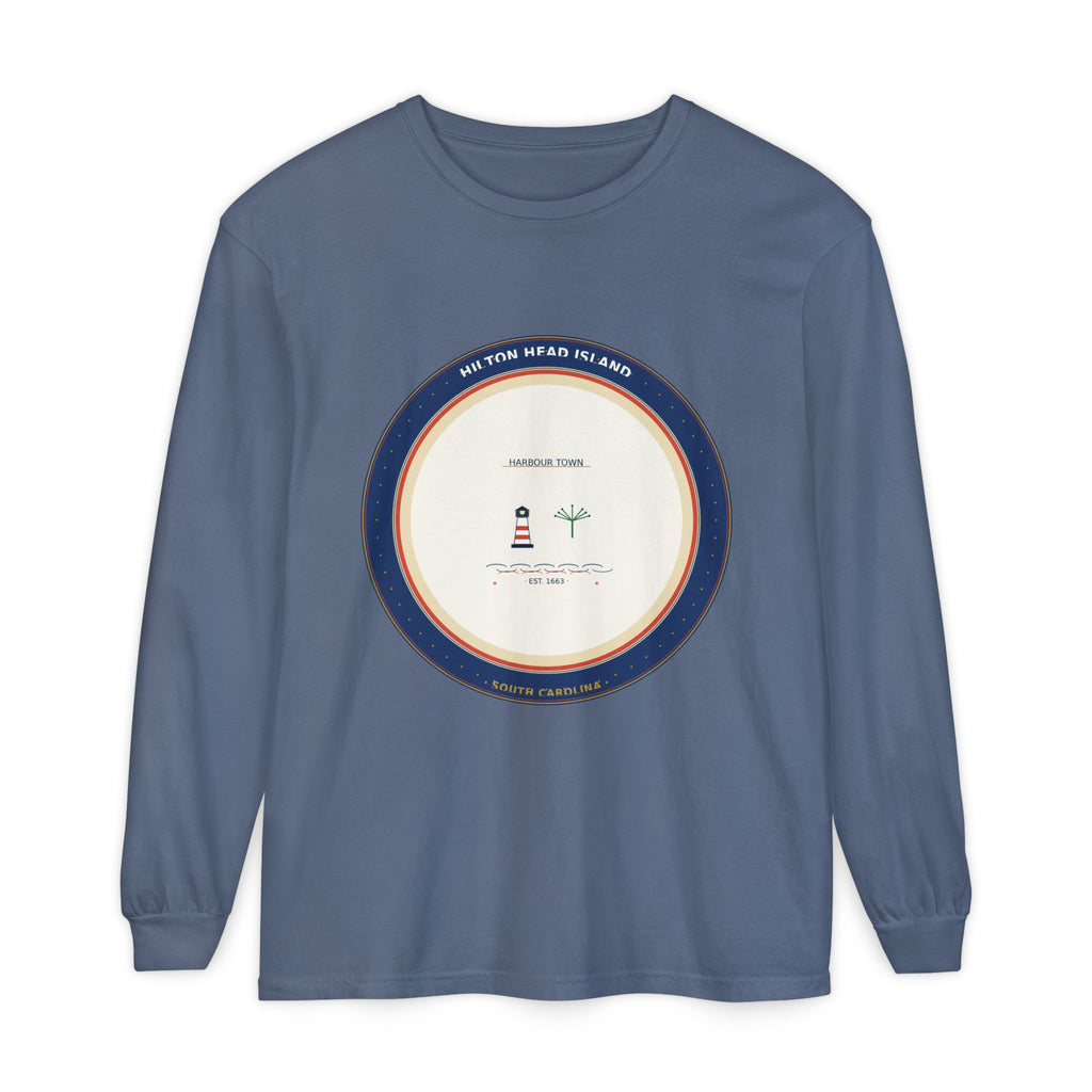 Hilton Head Island Long Sleeve Shirt | Harbour Town Badge | The Lowcountry