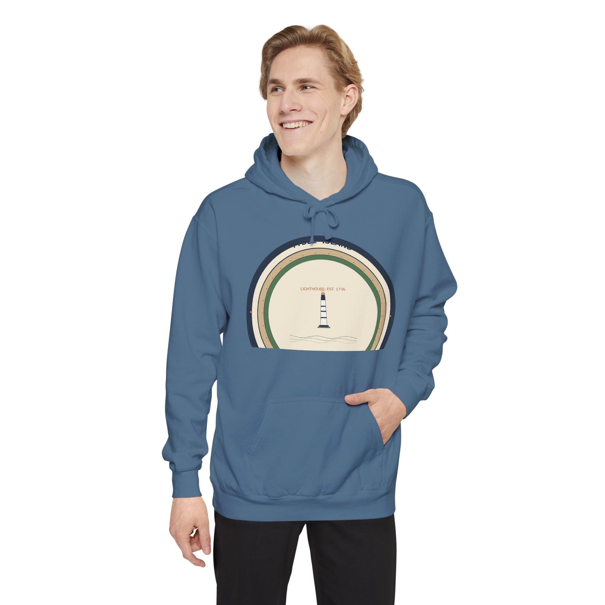 Tybee Island Hoodie | Tybee Lighthouse Badge | Georgia Coast