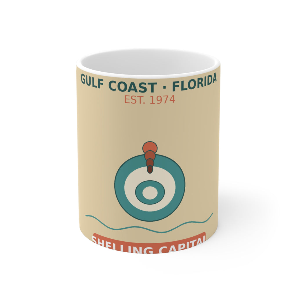Sanibel Island Florida Coffee Mug | Gulf Coast Shelling Souvenir