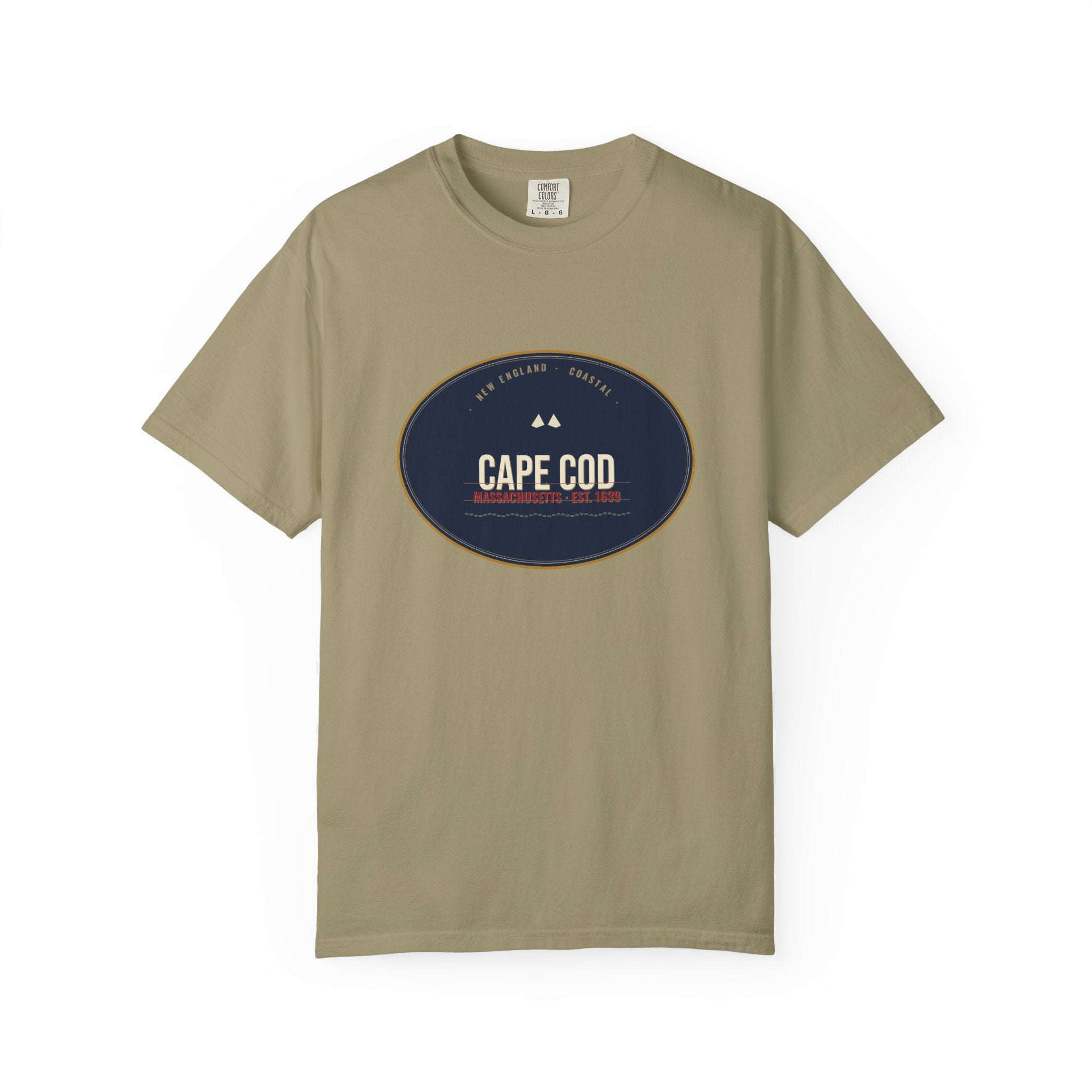 Cape Cod Tee | Vintage Massachusetts Badge | Comfort Colors