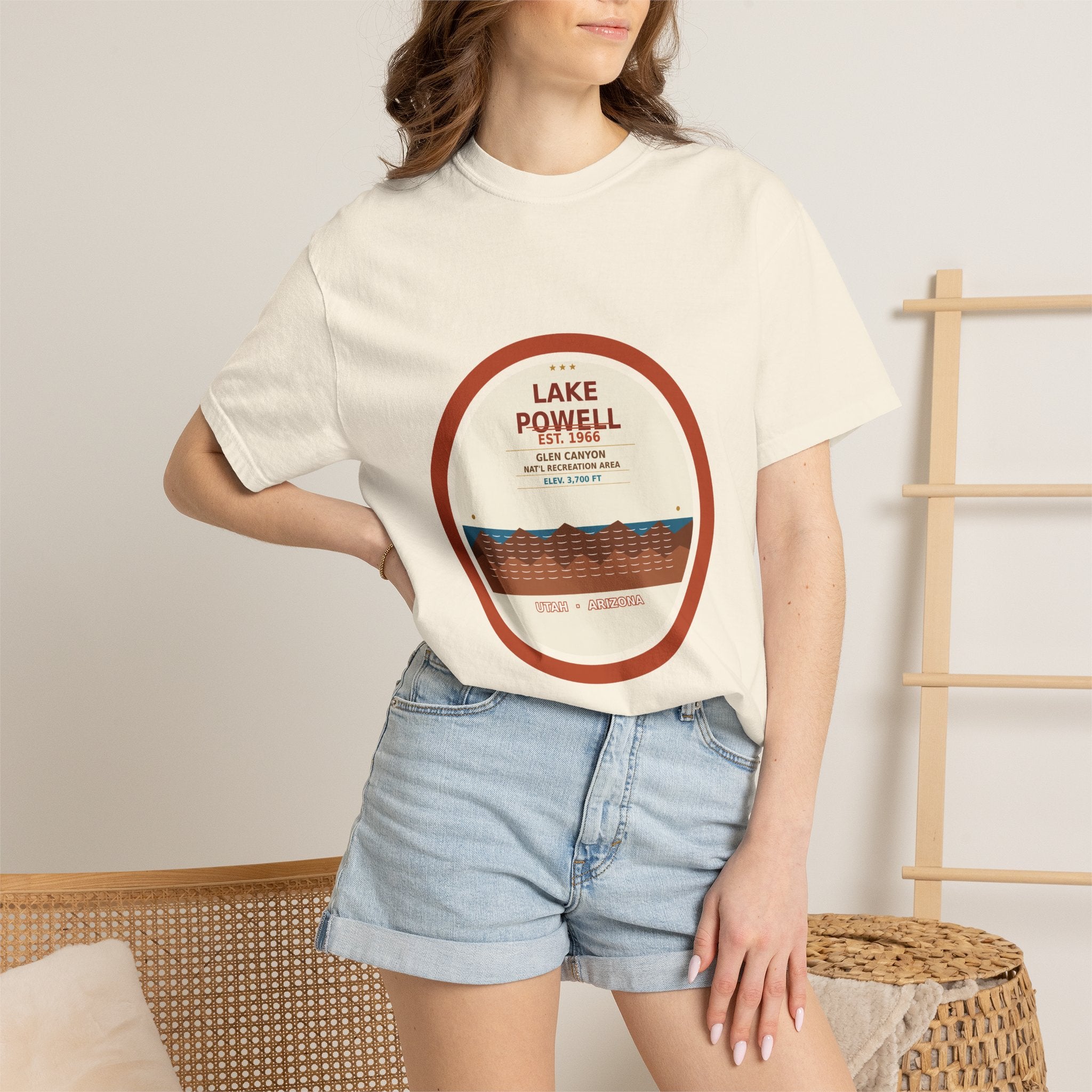 Lake Powell Desert Badge Tee | Comfort Colors 1717