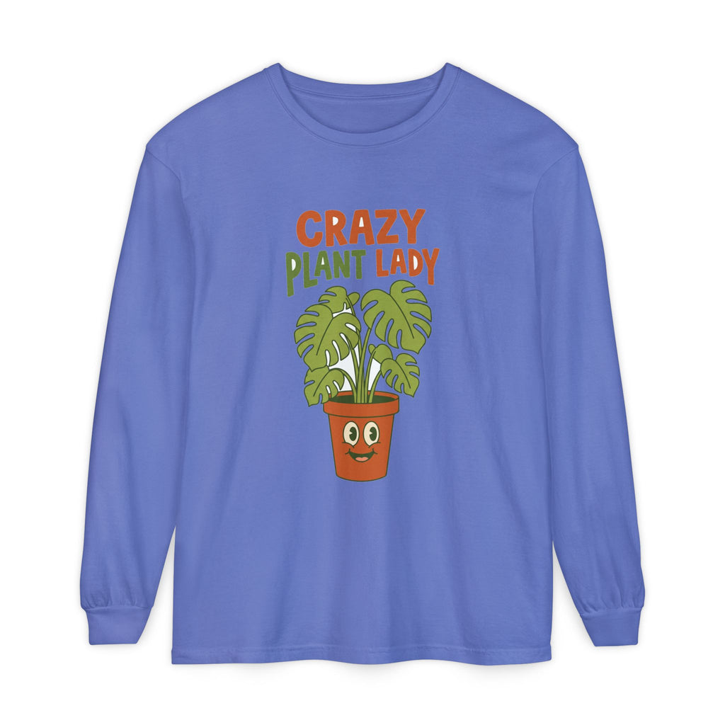 Crazy Plant Lady Long Sleeve Shirt | Plant Mom LS Tee