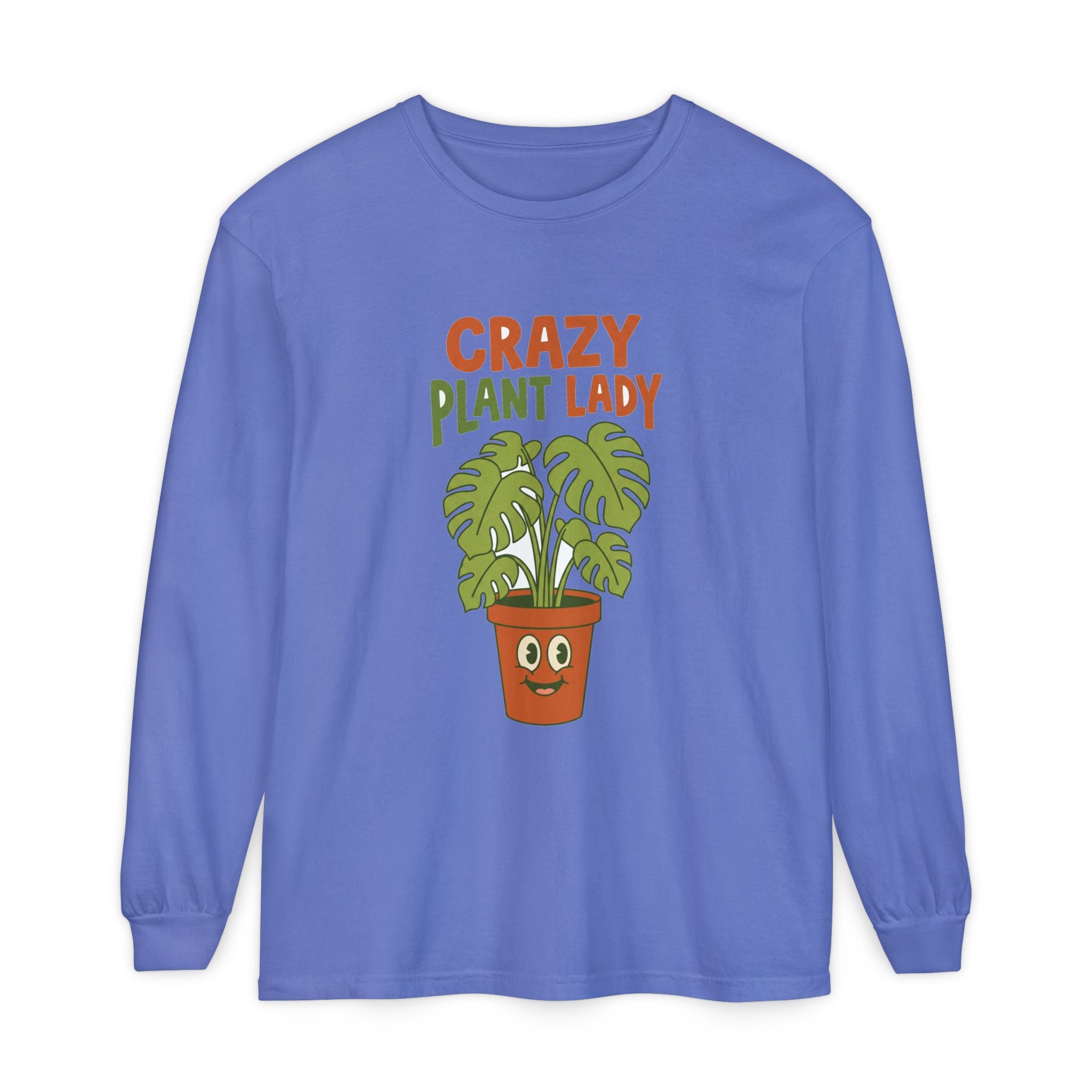 Crazy Plant Lady Long Sleeve Shirt | Plant Mom LS Tee