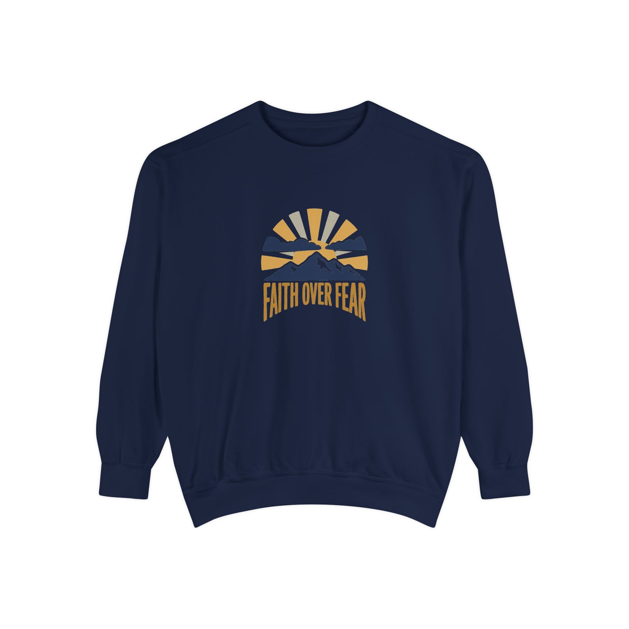Faith Over Fear Crewneck Sweatshirt | Christian Inspirational