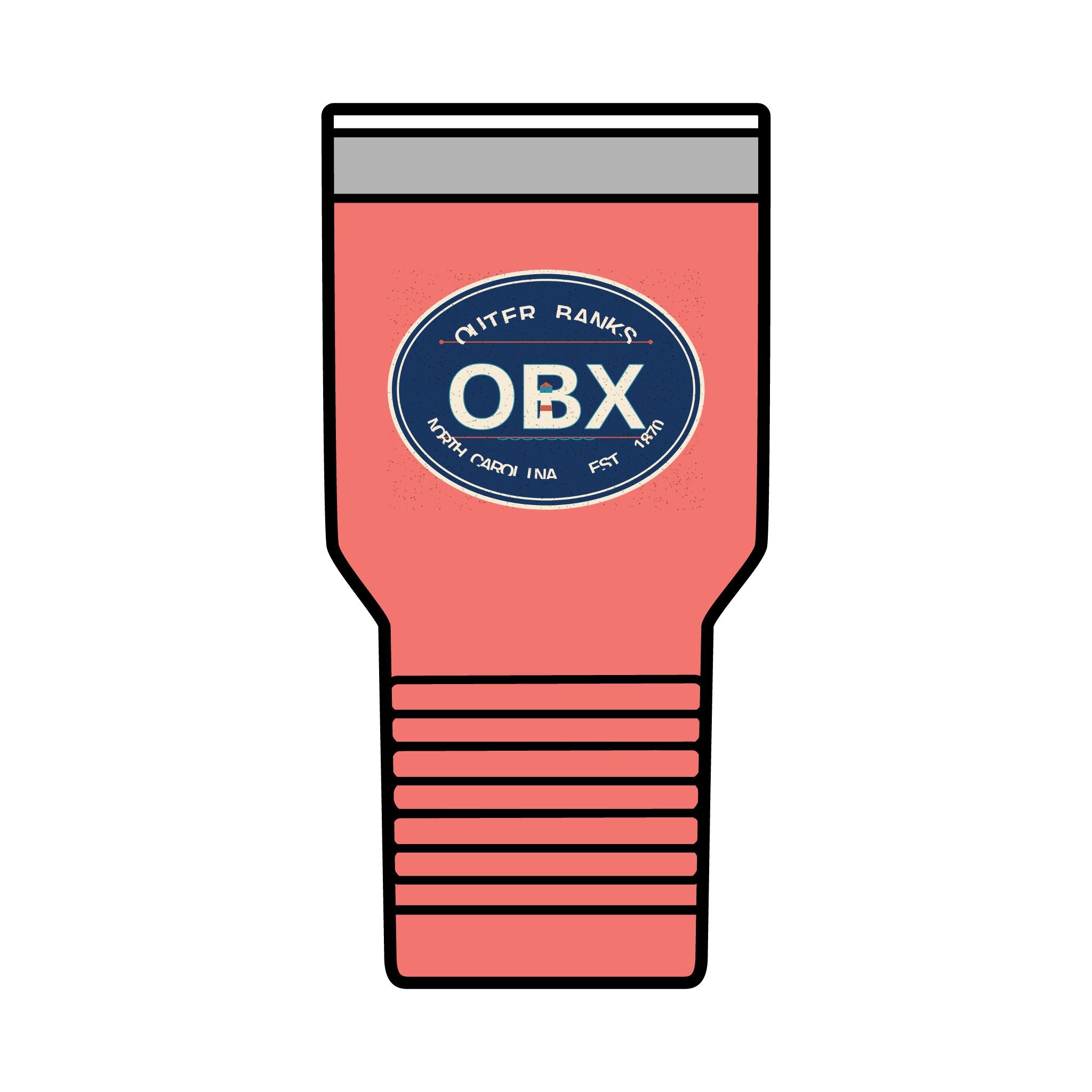 Outer Banks OBX 30oz Tumbler | Outer Banks NC Beach Drinkware
