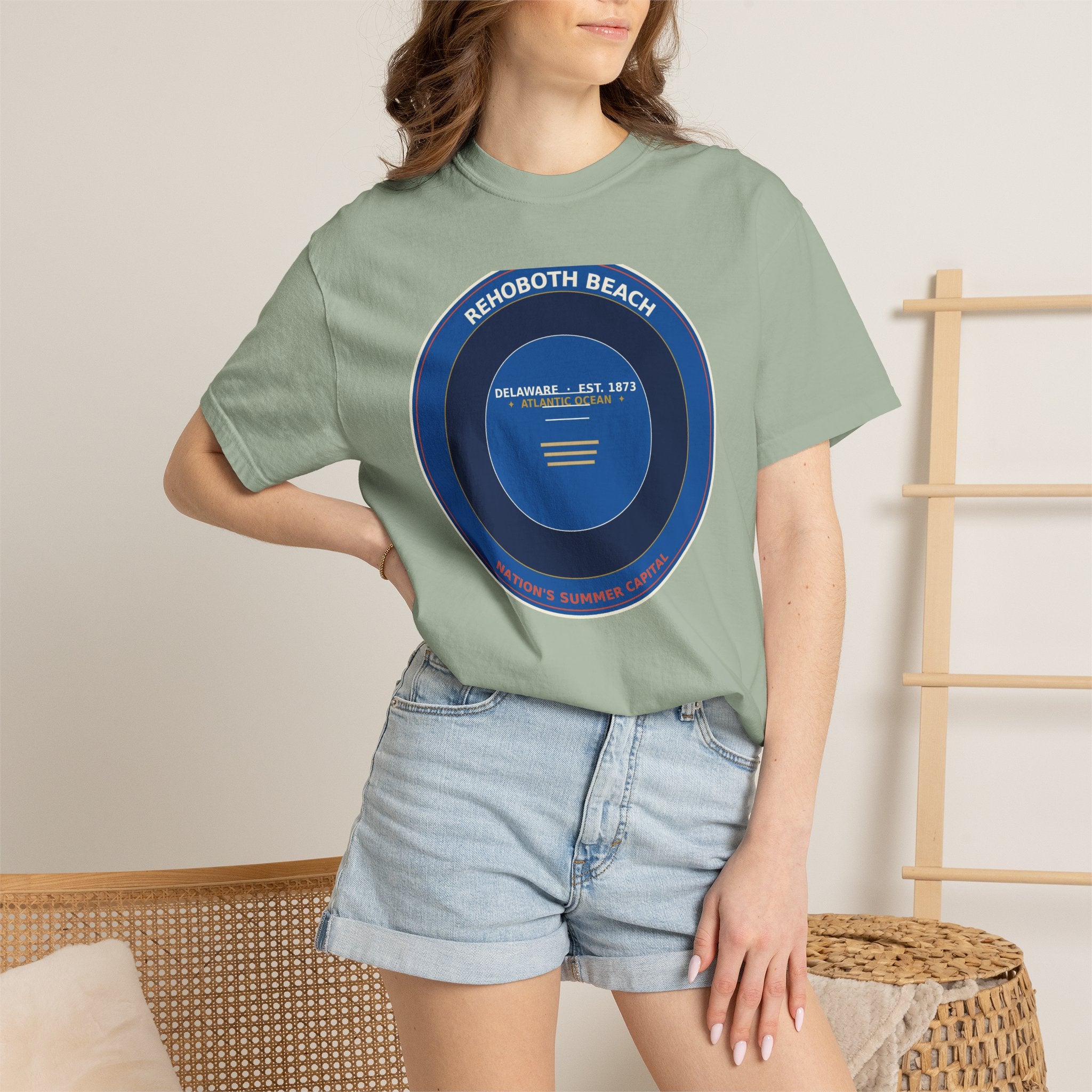 Rehoboth Beach Delaware Tee | Vintage Boardwalk Badge
