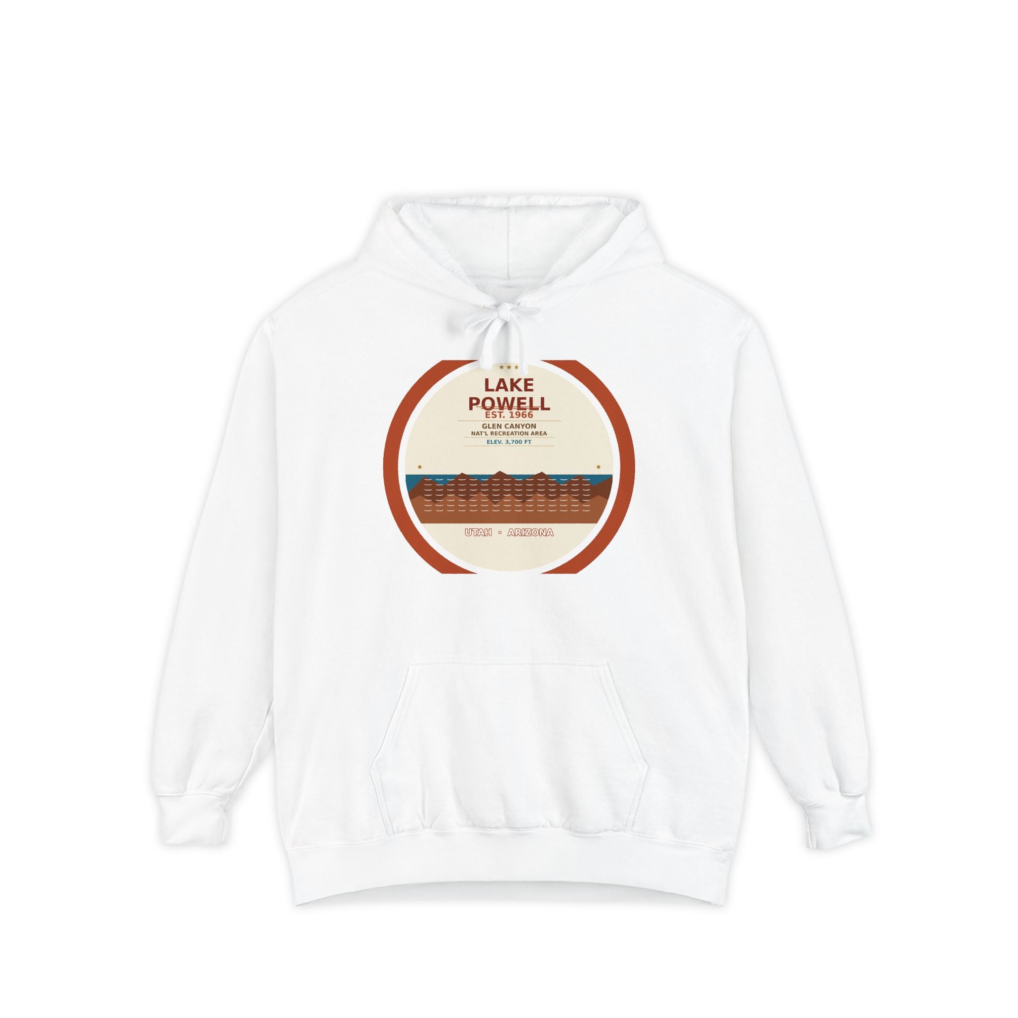 Lake Powell Desert Badge Hoodie | Comfort Colors 1567