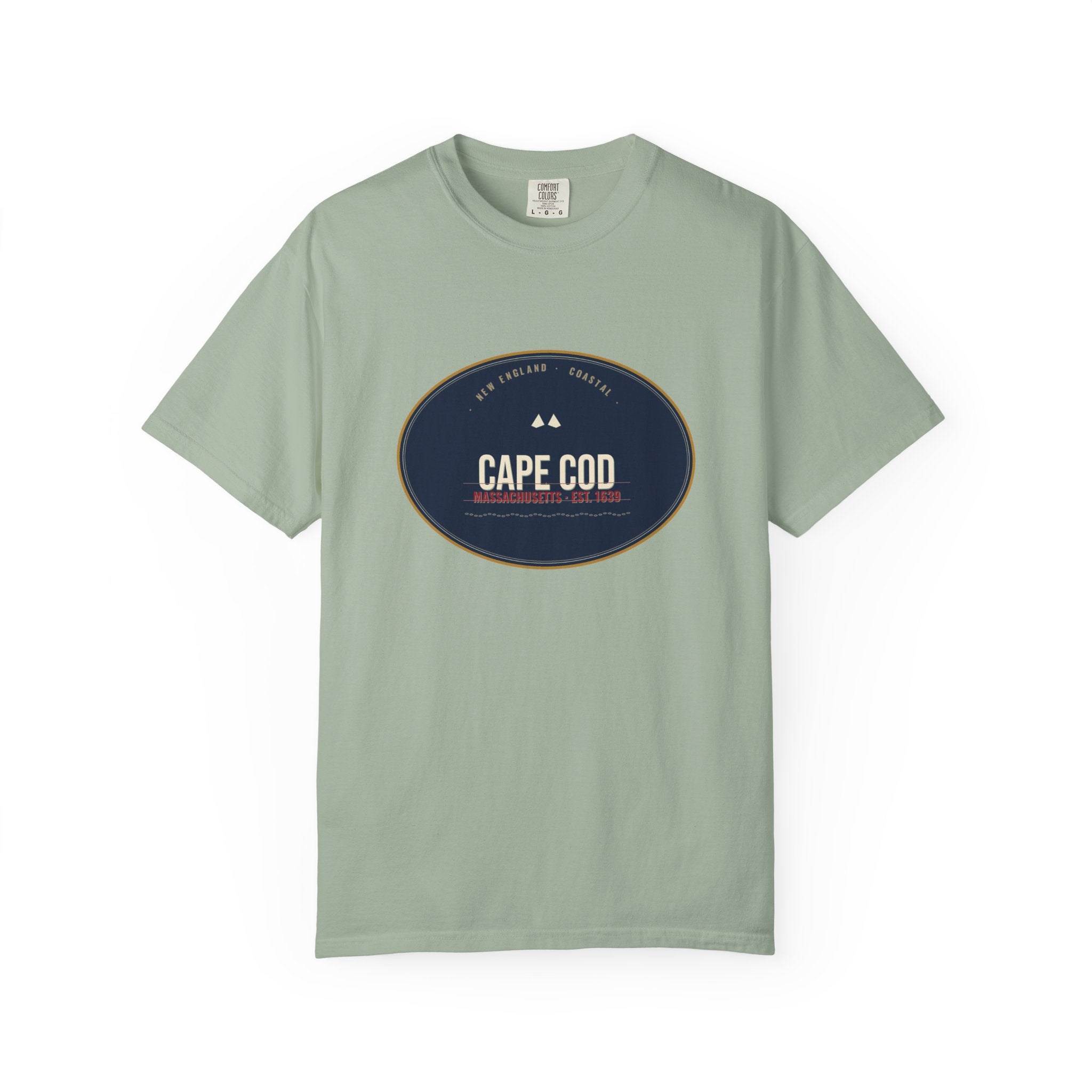 Cape Cod Tee | Vintage Massachusetts Badge | Comfort Colors