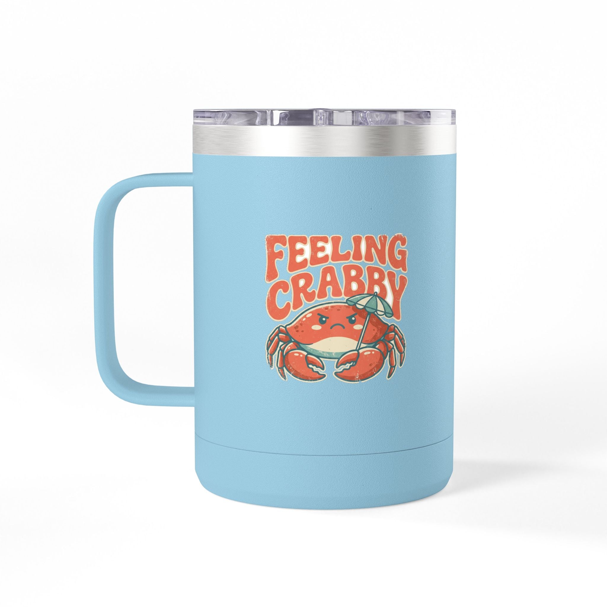 Feeling Crabby 15oz Tumbler | Crab Beach Drinkware