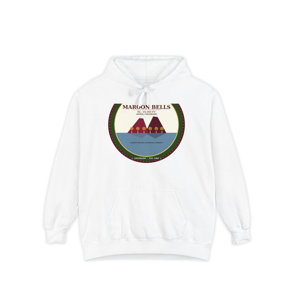 Maroon Bells Badge Hoodie — Colorado 14er