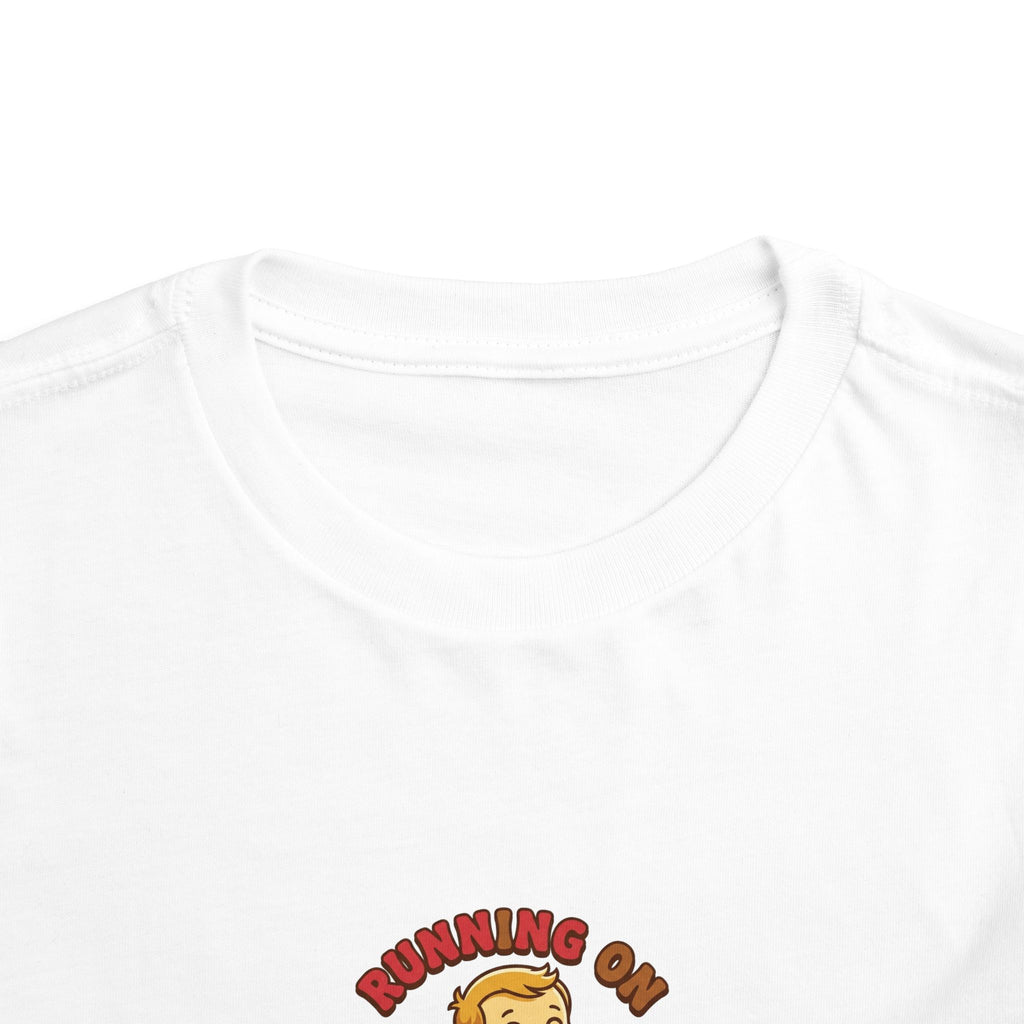 Running on Snacks and Giggles Toddler Shirt Funny Tee