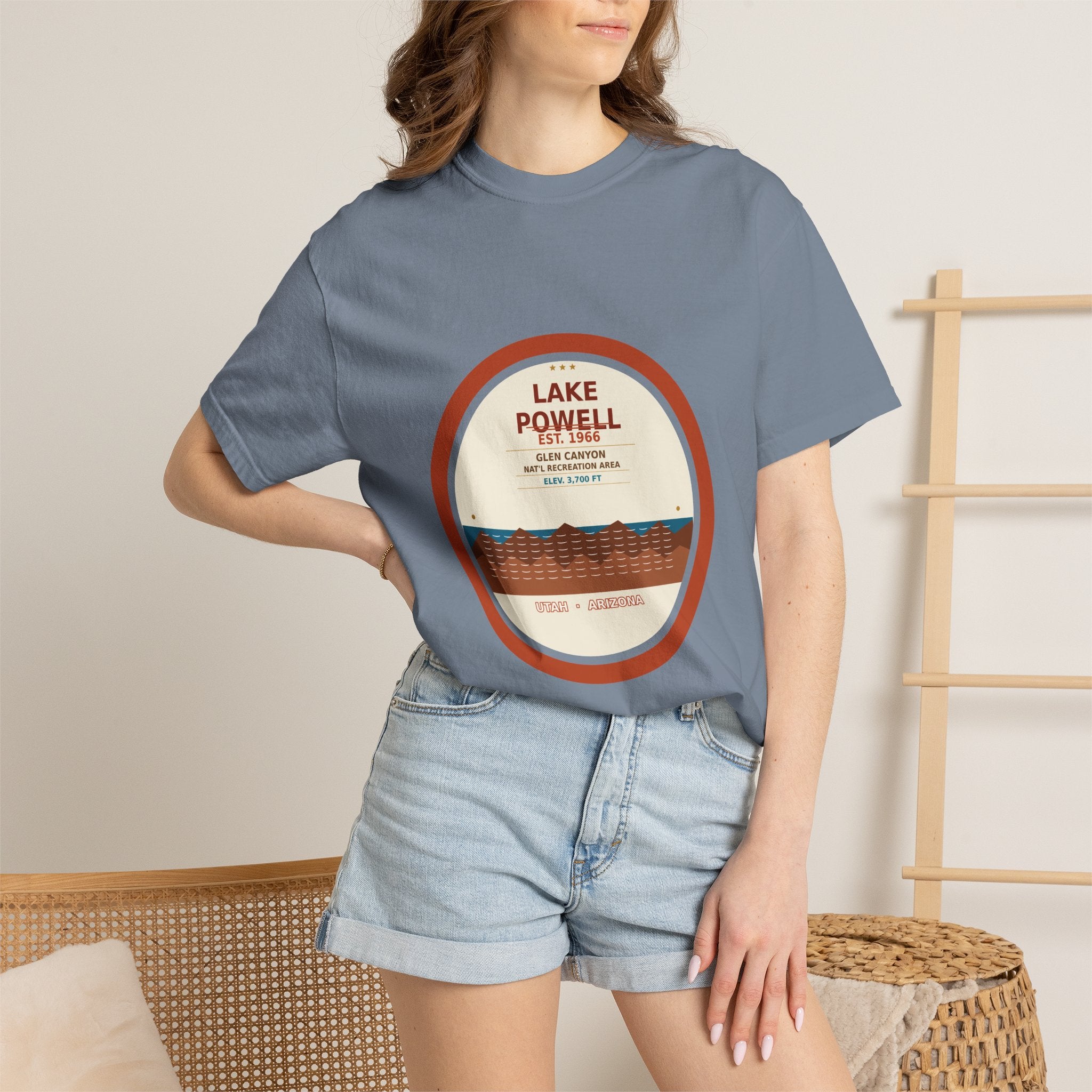 Lake Powell Desert Badge Tee | Comfort Colors 1717