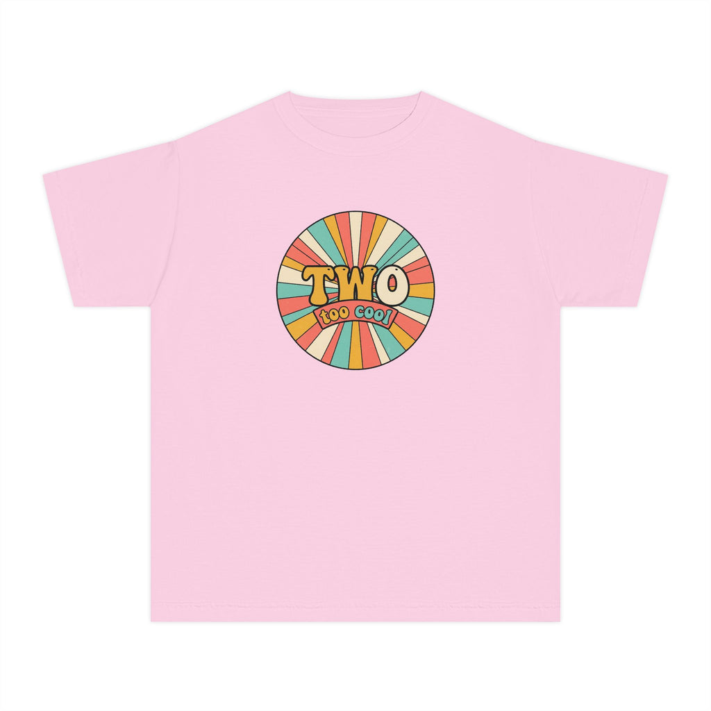 2nd Birthday Shirt TWO Too Cool Youth Comfort Colors Tee