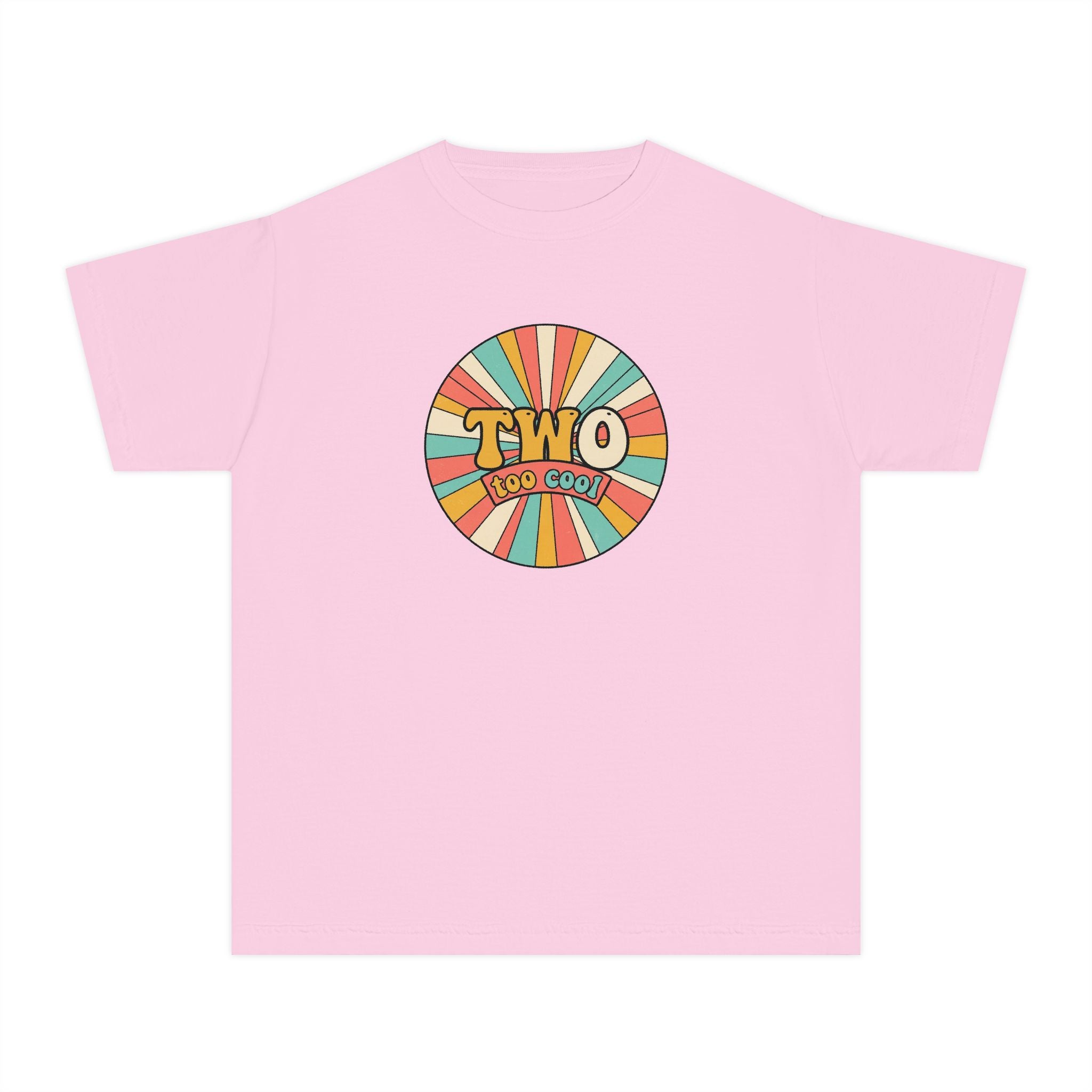 2nd Birthday Shirt TWO Too Cool Youth Comfort Colors Tee