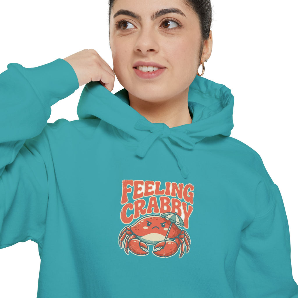 Feeling Crabby Hoodie | Comfort Colors Coastal Sweatshirt