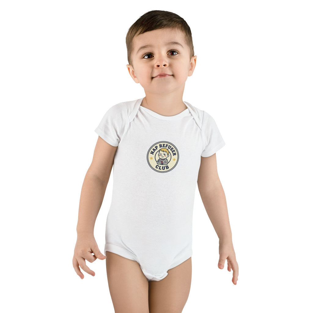 Nap Refuser Club Baby Bodysuit Funny Newborn Gift