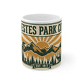 Estes Park CO Hidden Wildlife Mug 11oz | Forest Green EST. 1917