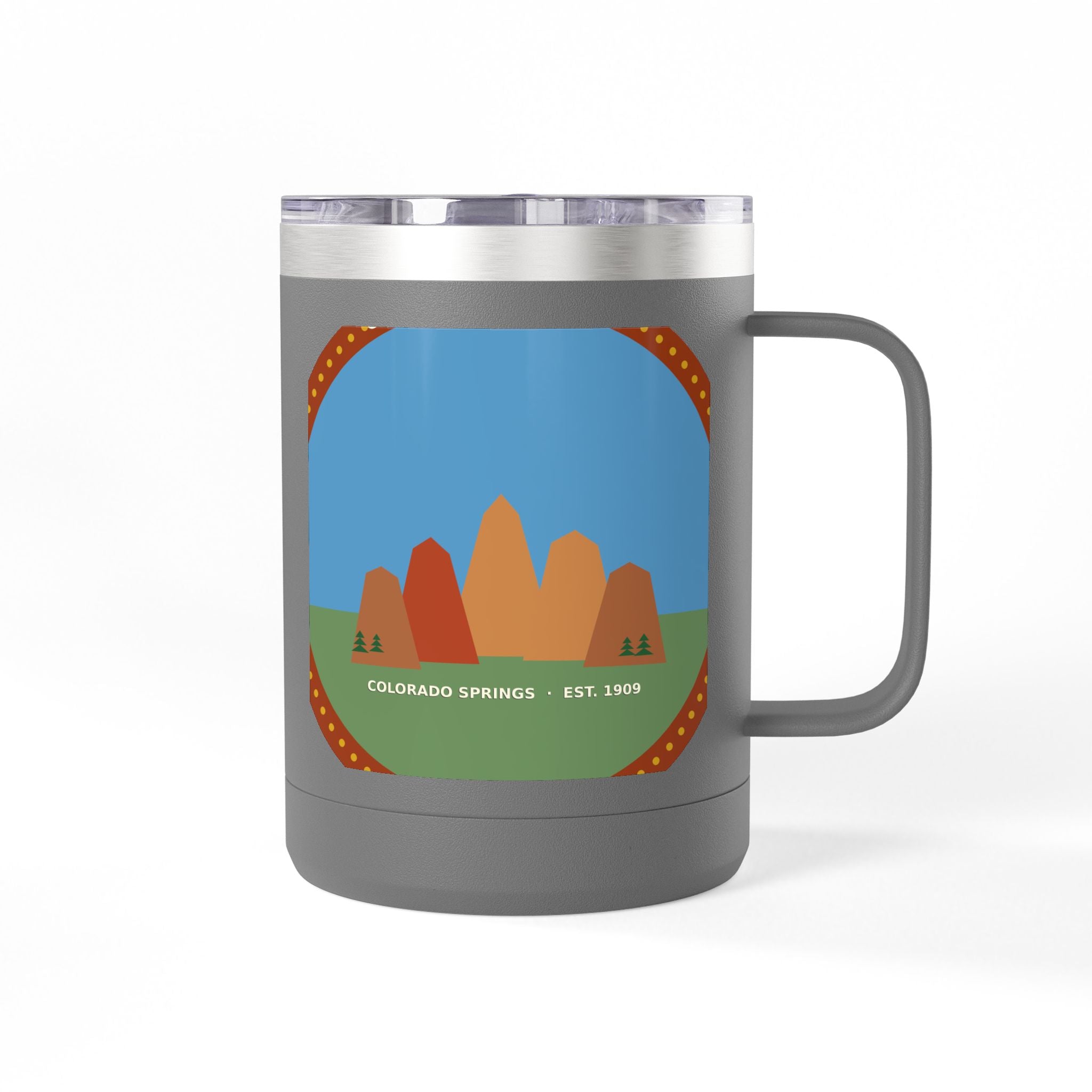 Garden of the Gods Colorado Badge 15oz Tumbler
