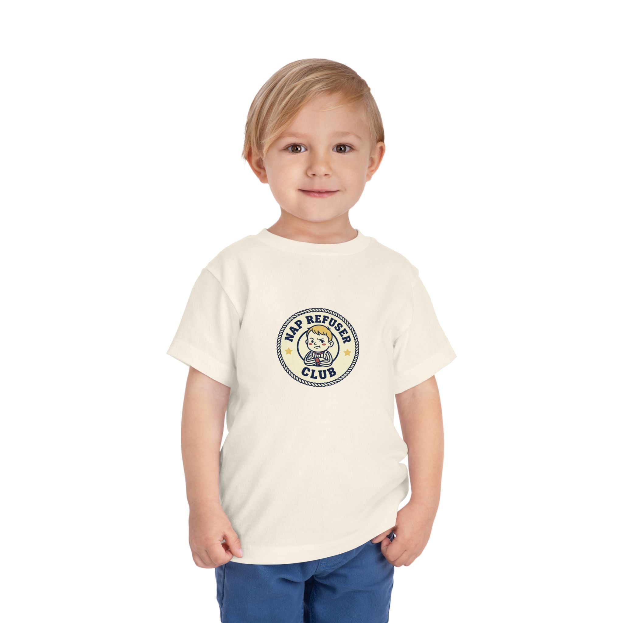 Nap Refuser Club Toddler Shirt Funny Nap Badge Tee