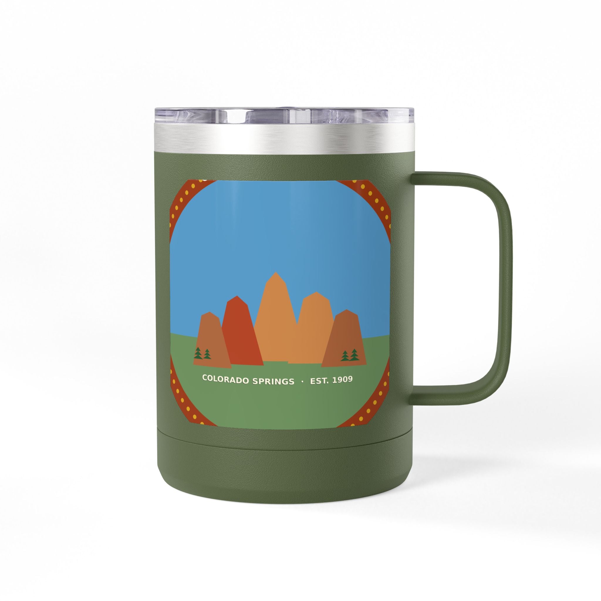 Garden of the Gods Colorado Badge 15oz Tumbler