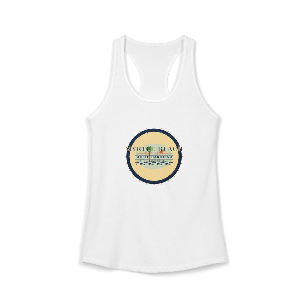 Myrtle Beach Racerback Tank Top | SC Coastal Summer