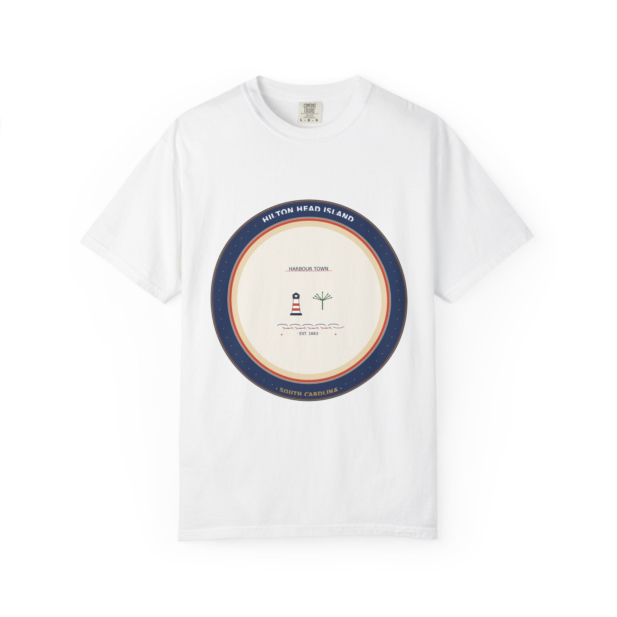 Hilton Head Island Tee | Harbour Town Lighthouse | Comfort Colors