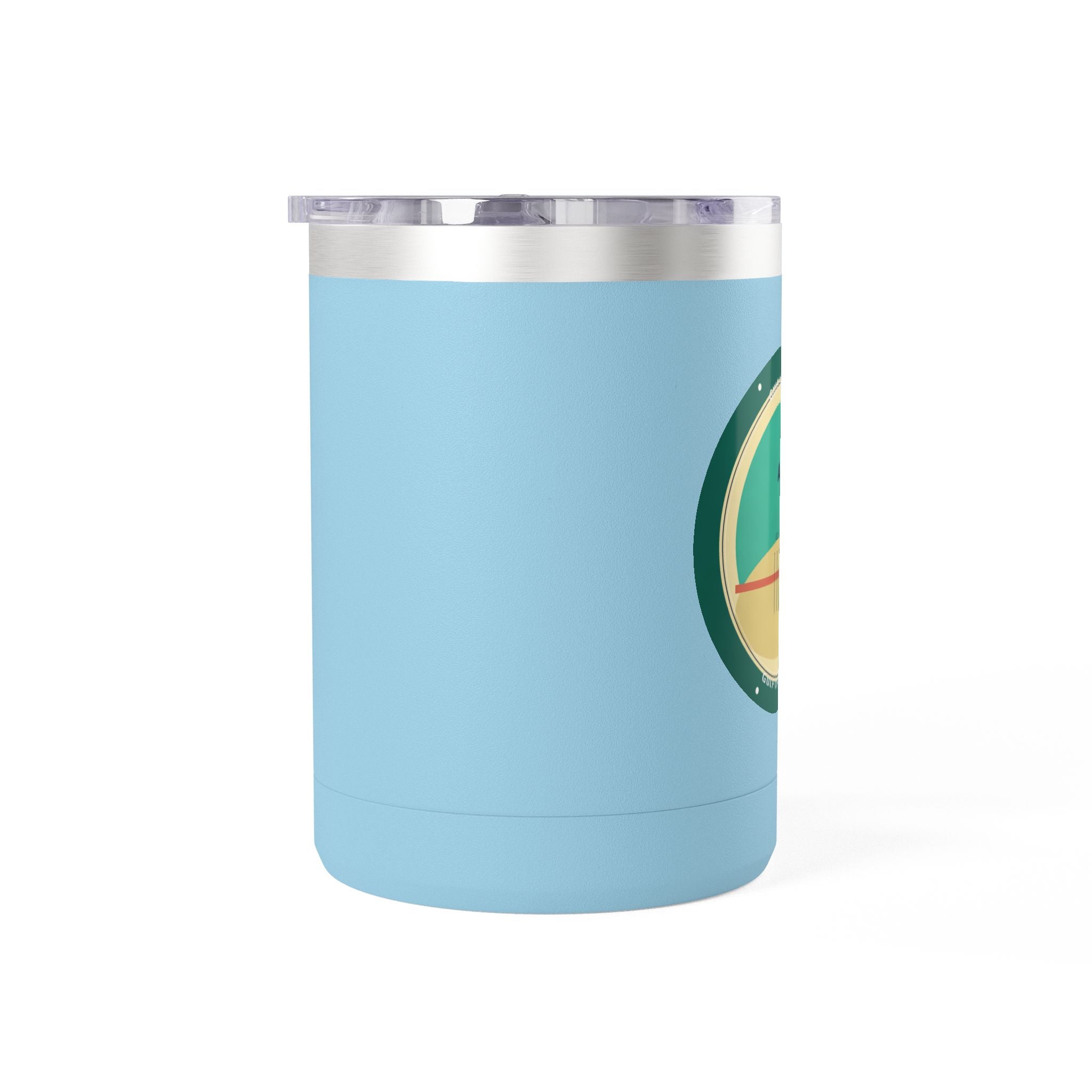 Gulf Shores Alabama 15oz Travel Mug | Coastal Badge Art