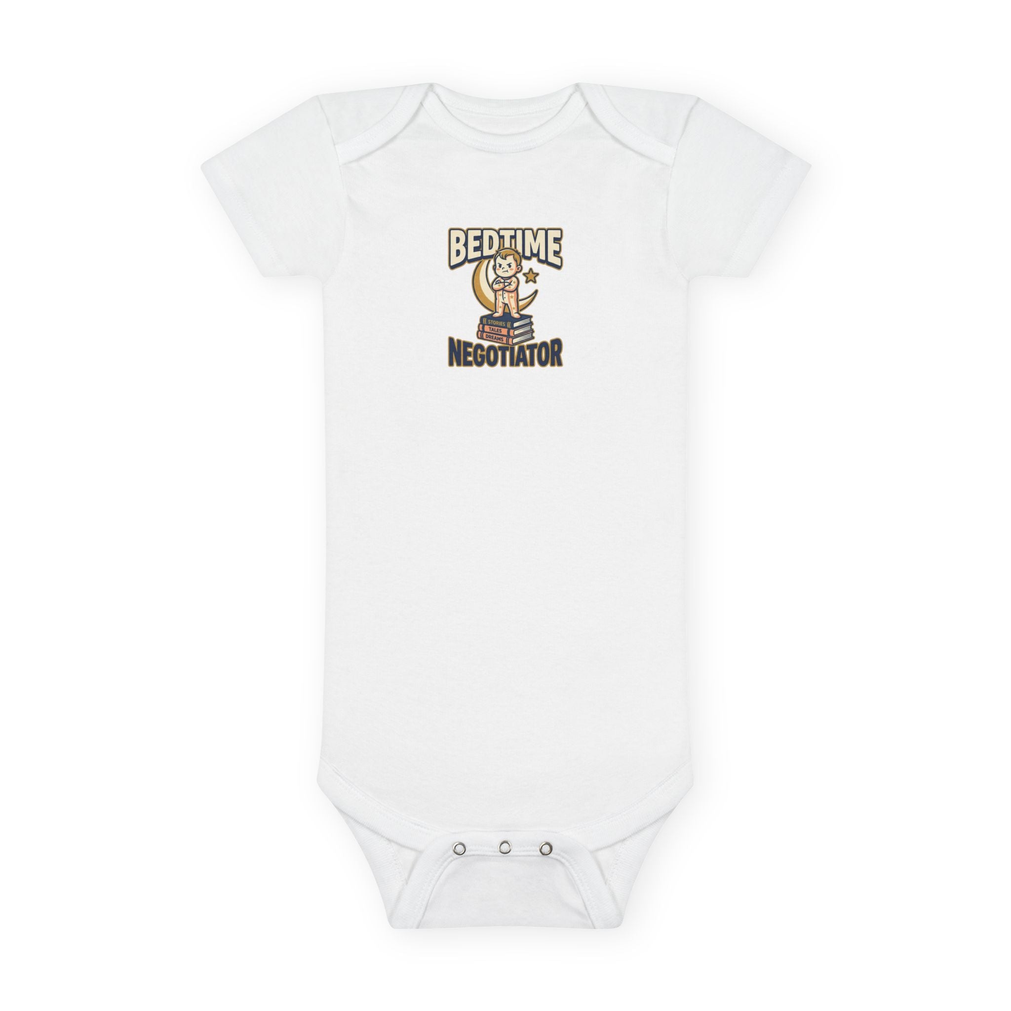 Bedtime Negotiator Baby Bodysuit Funny Bedtime Gift
