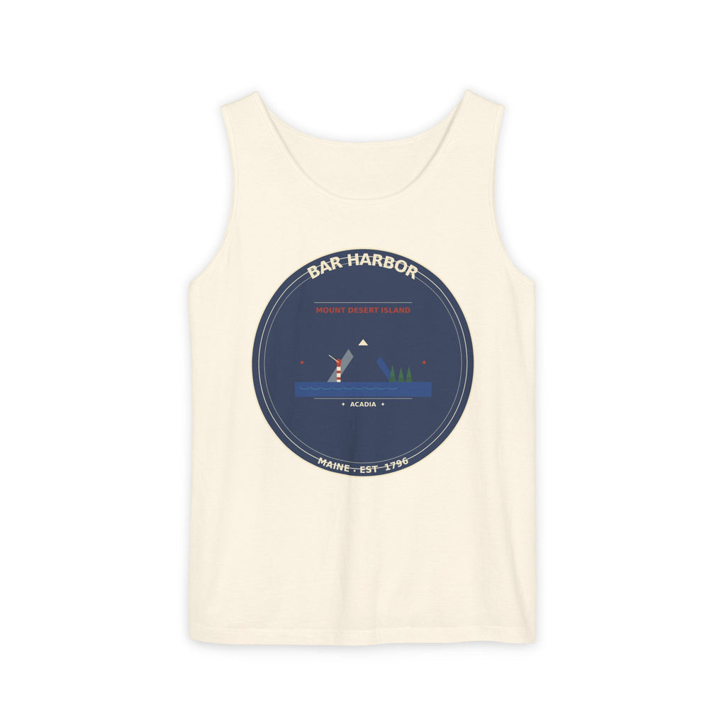 Bar Harbor Maine Tank Top | Acadia Vintage Badge Tank