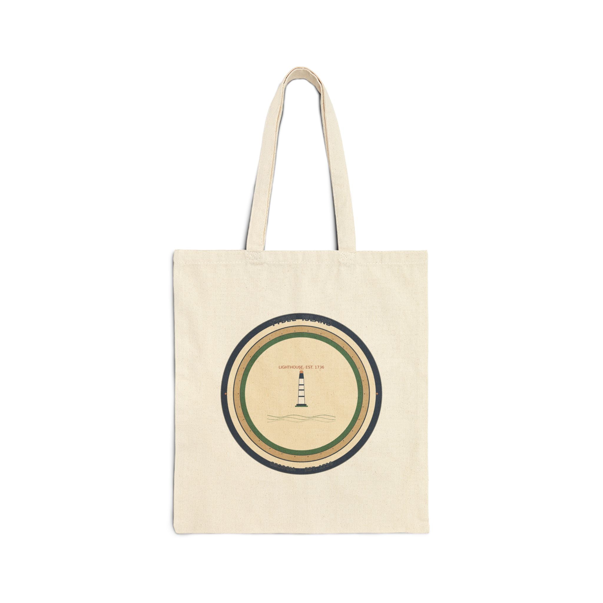 Tybee Island Tote Bag | Tybee Lighthouse Badge | Georgia