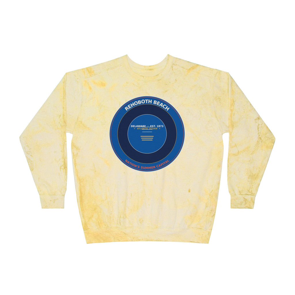 Rehoboth Beach Delaware Crewneck | Vintage Boardwalk Badge Sweatshirt