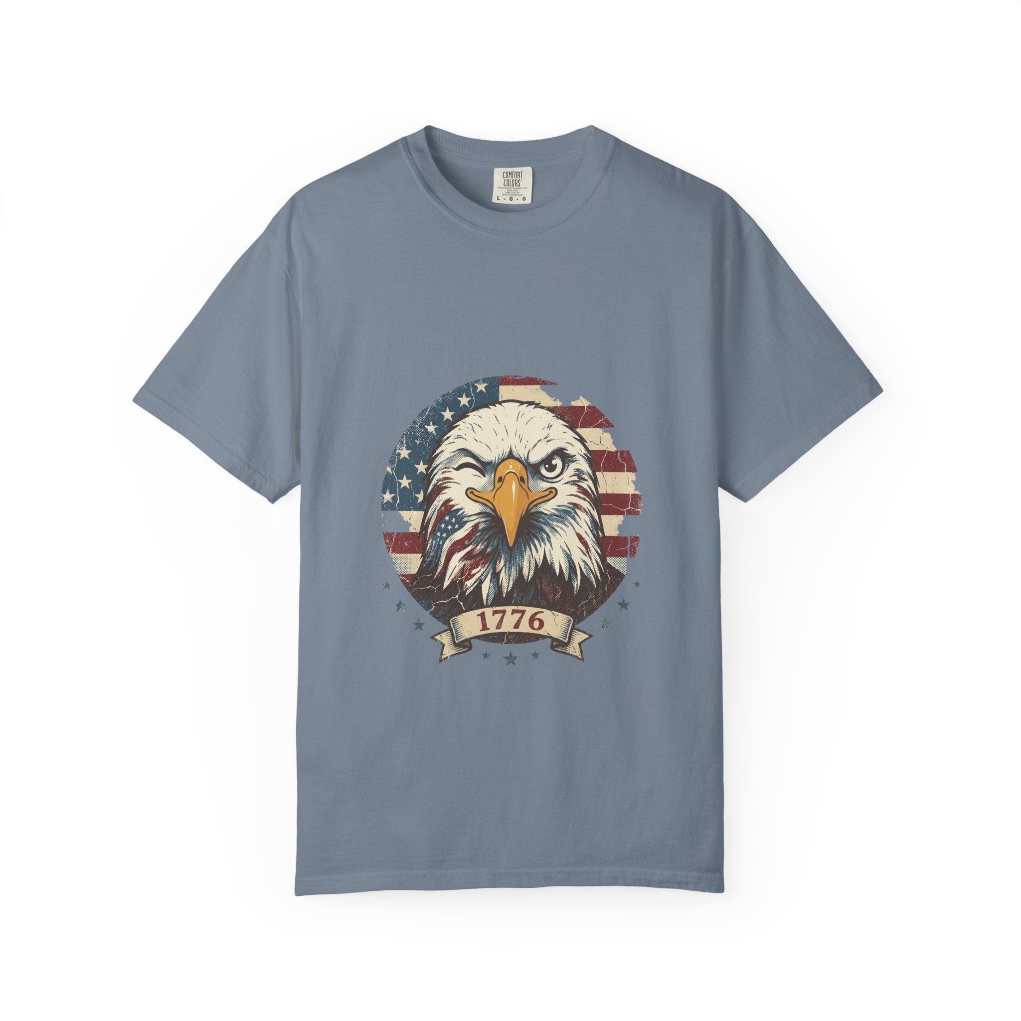 Winking 1776 Eagle Garment-Dyed Tee | Comfort Colors Retro | America 250