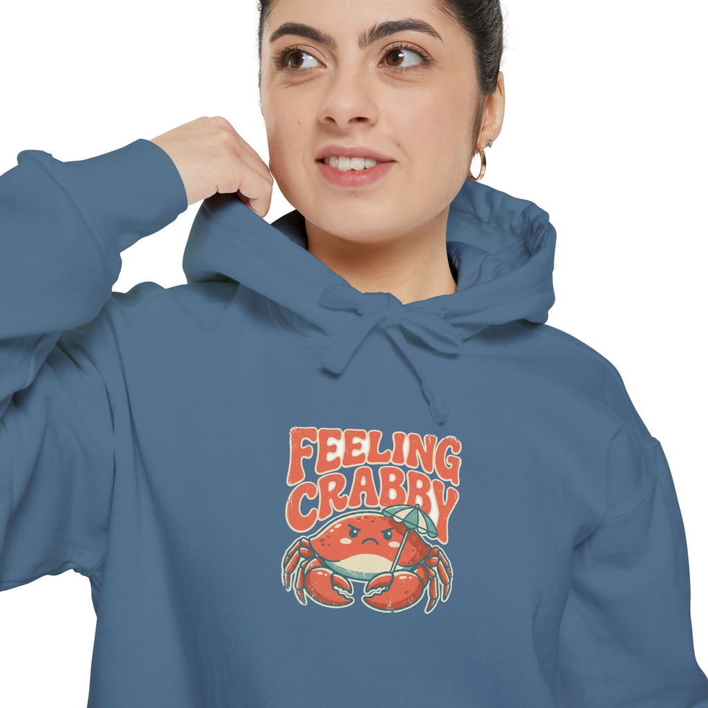Feeling Crabby Hoodie | Comfort Colors Coastal Sweatshirt