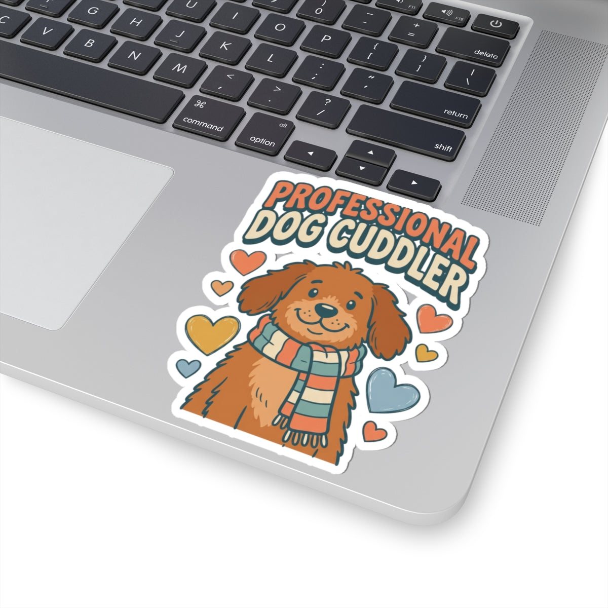 Professional Dog Cuddler Sticker | Cute Dog Mom Golden Retriever Sticker