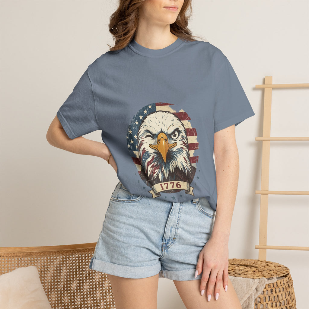 Winking 1776 Eagle Garment-Dyed Tee | Comfort Colors Retro | America 250