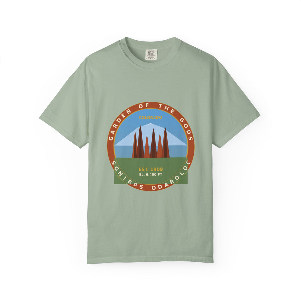 Garden of the Gods Colorado Badge T-Shirt